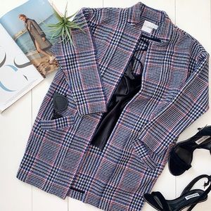 ASOS plaid check coat